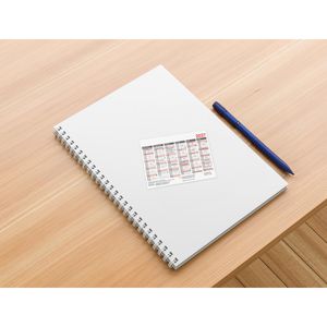Produktbild für Tafelkalender Brunnen 1070160007, rot