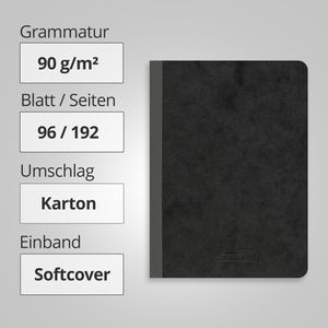 Produktbild für Notizbuch Brunnen FACT!plus, 104367190, Karton Softcover