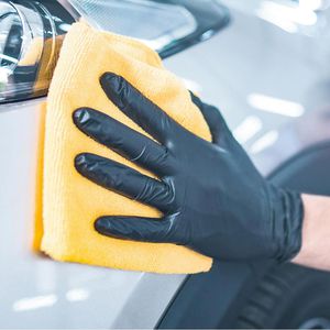 Produktbild für Einmalhandschuhe Franz-Mensch Safe Light, schwarz, 100 Stück