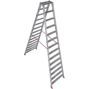 Produktbild für Stehleiter Euroline Nr. 30577, 3057714, beidseitig begehbar