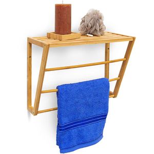 Handtuchhalter Relaxdays 10019193, braun