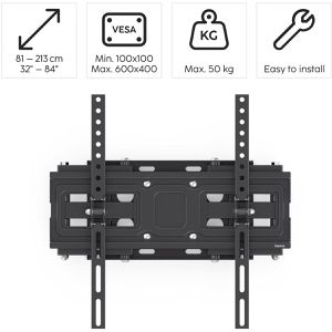 Produktbild für TV-Wandhalterung Hama 220898 Fullmotion, bis 50 kg