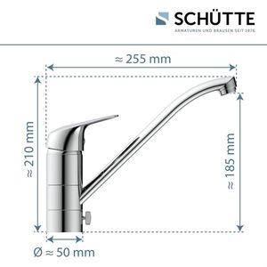 Produktbild für Küchenarmatur Schütte Luca, chrom