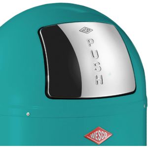 Produktbild für Mülleimer Wesco Pushboy, türkis