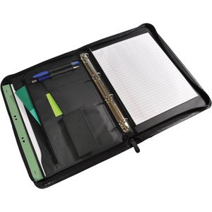 Produktbild für Schreibmappe Monolith 2871 schwarz, Kunstleder