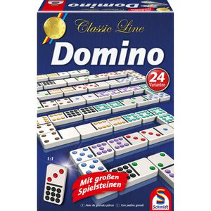Domino Schmidt-Spiele 49207, Classic Line, Doppel-Neun