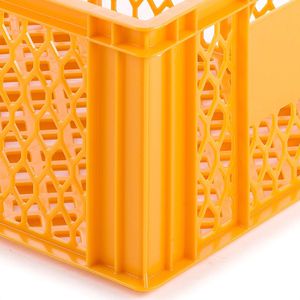 Produktbild für Eurobox Alutec Bäckerkiste, orange, 45 Liter, lebensmittelecht