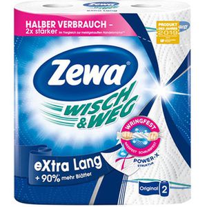 Küchenrollen Zewa Wisch & Weg extra lang, 2-lagig