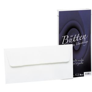Briefumschläge Rössler-Papier weiß, DIN lang