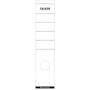 Rückenschilder Falken 80040652, weiß