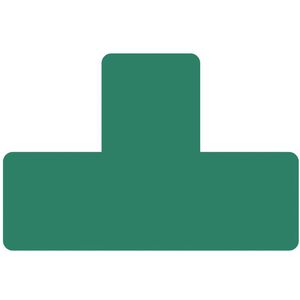 Bodenmarkierung Djois T-Form grün