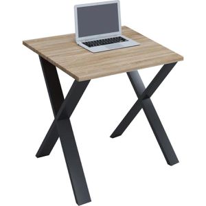 Produktbild für Schreibtisch VCM Lona, 914612, sonoma eiche / schwarz