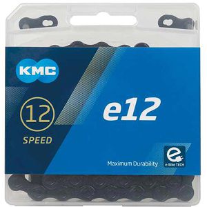 Fahrradkette KMC E12 BlackTech, 130 Glieder