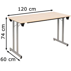 Produktbild für Klapptisch Sodematub TMPU126EA, aus Holz