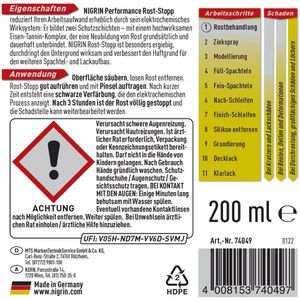 Nigrin Rostentferner Rostumwandler-Spray, 74107, fürs Auto, 400 ml –  Böttcher AG