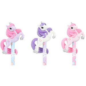 Produktbild für Bleistift Ylvi mit Einhorn 3D-Topper