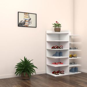 Produktbild für Schuhregal VCM Enosa, aus Holz