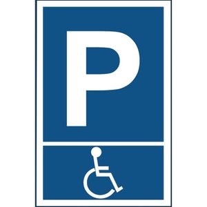 Parkplatzschild Abtec aus Kunststoff