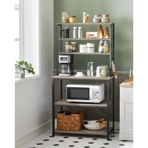 Produktbild für Küchenregal Vasagle KKS019B02, graubraun