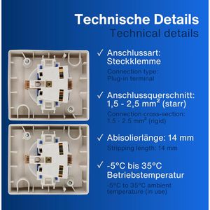 Produktbild für Steckdose REV-Ritter AquaForm, IP44, Aufputz
