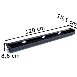 Produktbild für Kabelwanne Actiforce Swing FG0065, schwarz