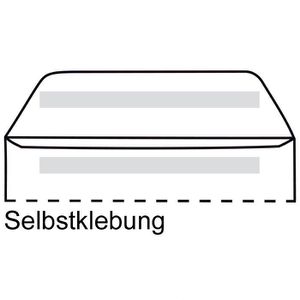 Produktbild für Briefumschläge Mailmedia weiß, DIN lang