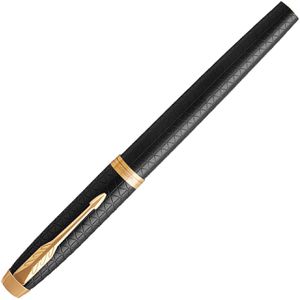 Produktbild für Füller Parker IM Premium Black/Gold G.C., Feder F