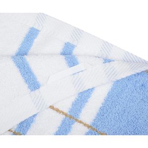 Produktbild für Handtuch Gözze Strandtuch Berlin Streifen, beige-blau,70x140cm