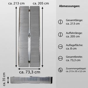 Produktbild für Auffahrrampe Trutzholm 35828, aus Aluminium, 1 Stück