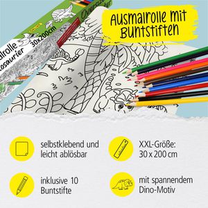 Produktbild für Malset Online 61044/6 Dinosaurier