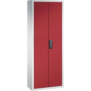 Produktbild für Magazinschrank CP-Möbel Serie 13, grau / rot