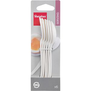 Produktbild für Eierlöffel Metaltex 252926080, weiß