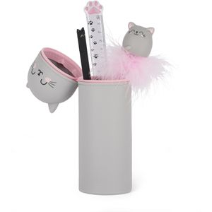 Produktbild für Federmäppchen Legami Kawaii 2-in-1 Kitty, KA0016