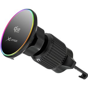 Produktbild für Handyhalterung XLayer Wireless Qi2.2, 221145, für Auto