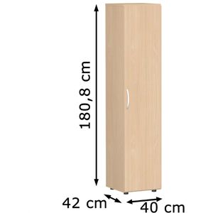 Produktbild für Aktenschrank Geramöbel Flex, aus Holz