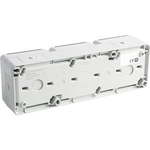 Produktbild für Steckdose Jung 8230 W, WG 800, IP44, Aufputz
