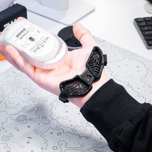 Produktbild für Handballenauflage DeltaHub Carpio G2.0, schwarz