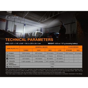 Produktbild für Taschenlampe Fenix WT25R, LED, aufladbar