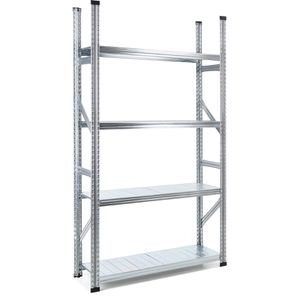 Schwerlastregal GEWE 410G4R, 4 Metallböden