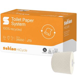 Produktbild für Toilettenpapier Satino HiCycle, 315550, JT3