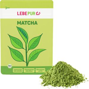 Produktbild für Matcha Lebepur Grüntepulver Premium Qualität, BIO
