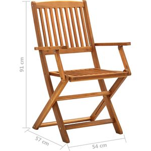 Produktbild für Gartenstuhl vidaXL 46338, Holz