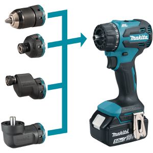 Produktbild für Akku-Bohrschrauber Makita DDF491Z, mit Wechselkopfsystem