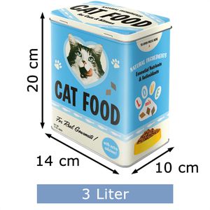 Produktbild für Vorratsdose Nostalgic-Art Cat Food Love Mix L