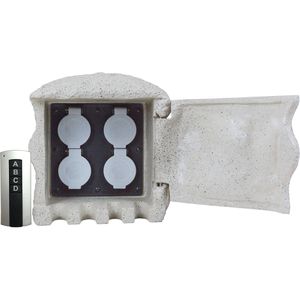 Gartensteckdose Heitronic Piedra