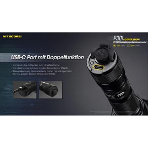 Produktbild für Taschenlampe Nitecore P30i Precise, LED, aufladbar