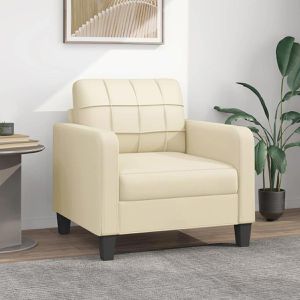 Produktbild für Loungesessel vidaXL 359108, creme