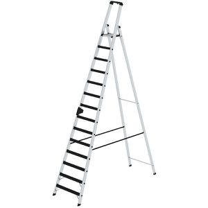 Produktbild für Stehleiter MUNK 41514, nivello-Leiterfüße, mit Plattform