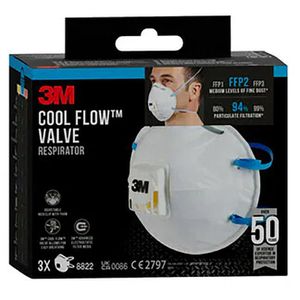 Produktbild für Atemschutzmaske 3M Cool Flow 8822
