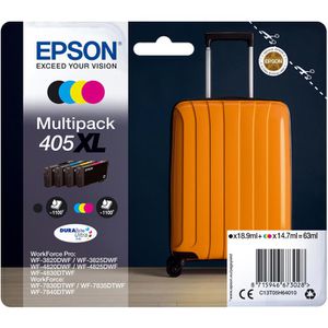 Produktbild für Tinte Epson 405XL C13T05H640 Koffer Multipack